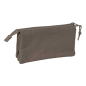 Trousse 3 compartiments Safta Basic brun Trousse 3 compartiments Safta Basic brun