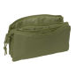 Trousse 3 compartiments Safta Basic verte Trousse 3 compartiments Safta Basic verte