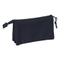 Trousse 3 compartiments Safta Basic bleu foncé Trousse 3 compartiments Safta Basic bleu foncé