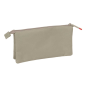 Trousse 3 compartiments Safta Spagnolo brun clair