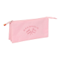 Trousse 3 compartiments Safta Spagnolo rose Trousse 3 compartiments Safta Spagnolo rose