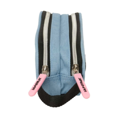 Trousse bleu clair deux compartiments