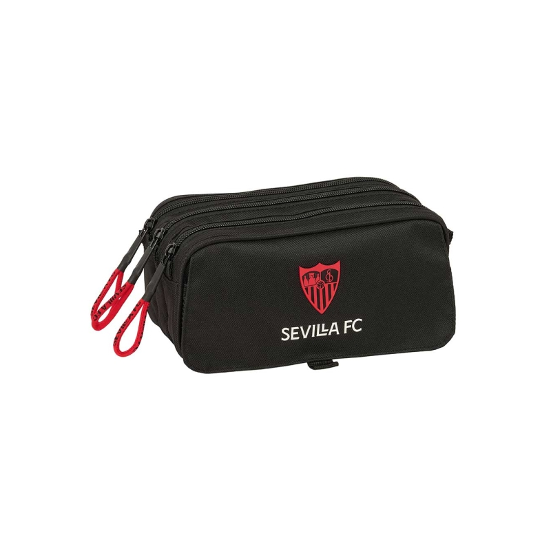 Trousse 3 compartiments Sevilla FC noire Trousse 3 compartiments Sevilla FC noire