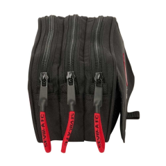 Trousse noire trois compartiments