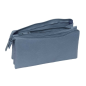 Trousse 3 compartiments Safta Basics bleue 22x12x3 cm Trousse 3 compartiments Safta Basics bleue 22x12x3 cm