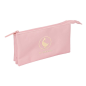 Trousse 3 compartiments Safta Basics rose 22x12x3 cm Trousse 3 compartiments Safta Basics rose 22x12x3 cm