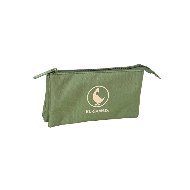 Trousse 3 compartiments Safta El Ganso verte Trousse 3 compartiments Safta El Ganso verte