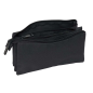 Trousse 3 compartiments Safta Basics gris foncé