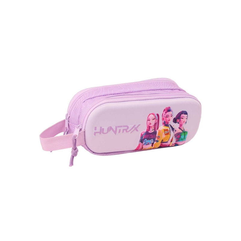 Trousse 2 compartiments K-Pop Demon Hunters lavande Safta