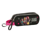 Trousse K-Pop Demon Hunters 2 compartiments noir rose