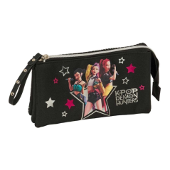 Trousse noire trois compartiments
