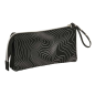 Trousse 3 compartiments K-Pop Demon Hunters noire 22 cm