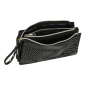 Trousse 3 compartiments K-Pop Demon Hunters noire 22 cm