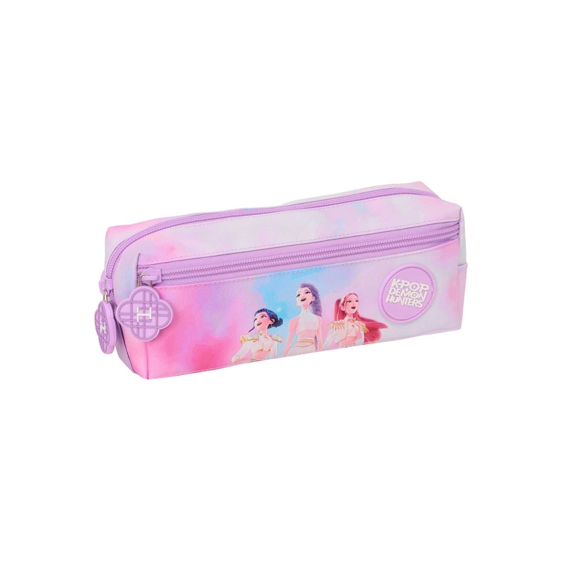 Trousse 3 compartiments K-Pop Demon Hunters multicolore