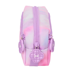 Trousse multicolore trois compartiments