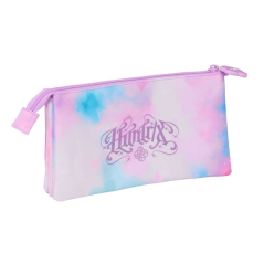 Trousse K-Pop Demon Hunters 3 compartiments multicolore 22 cm