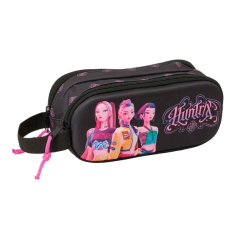 Trousse noire K-Pop deux compartiments