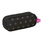 Trousse 2 compartiments K-Pop Demon Hunters noir/rose