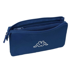 trousse trois compartiments bleu marine