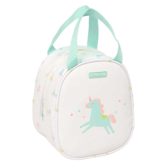 Trousse de toilette blanche licorne