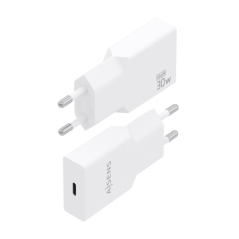 chargeur mural USB C blanc