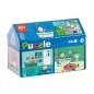 Apli Kids Puzzle House Interior - 24 Pièces de 7x7cm - Design Exclusif pour Enfants, Coloré, Clair et Simple - Pièces