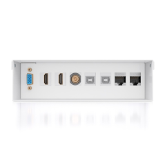 Boîte de connexion VGA HDMI USB RJ45 Cat.6A blanche