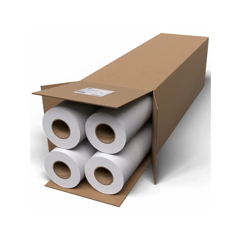 HP Pack 4 rouleaux papier blanc brillant 90g 610mmx45,7m HP Pack 4 rouleaux papier blanc brillant 90g 610mmx45,7m