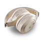 NGS Artica Tempest casque Bluetooth pliable beige
