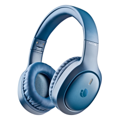Casque Bluetooth pliable bleu