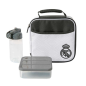 Sac isotherme repas Real Madrid blanc 650 ml avec bouteille