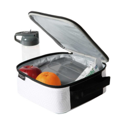 Sac isotherme repas Real Madrid blanc 650 ml avec bouteille