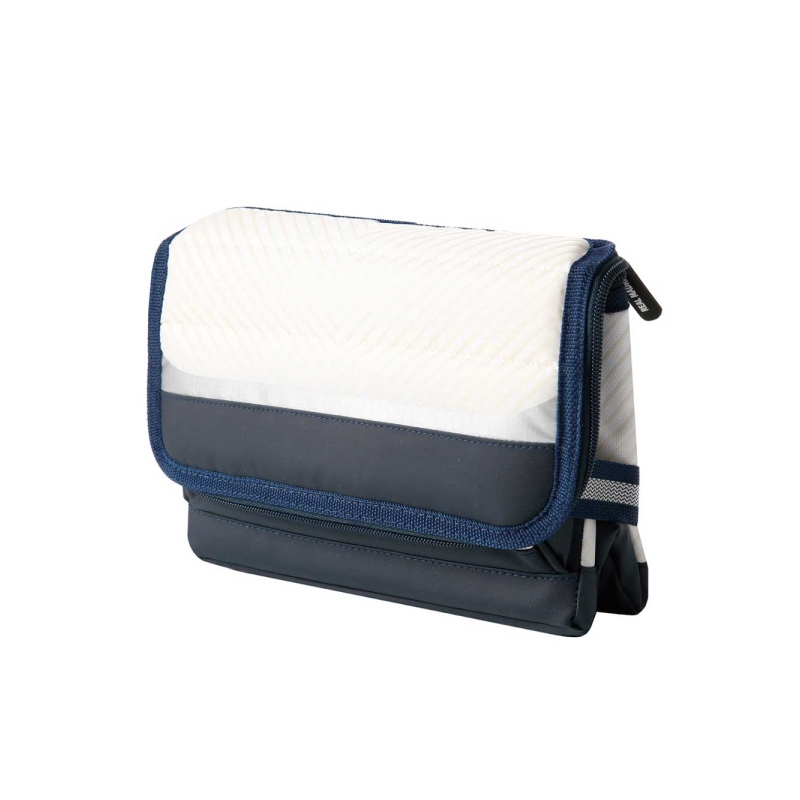 Sac isotherme pliable 6 canettes Real Madrid blanc bleu