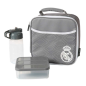 Sac isotherme repas Real Madrid gris 650 ml avec bouteille 335 ml