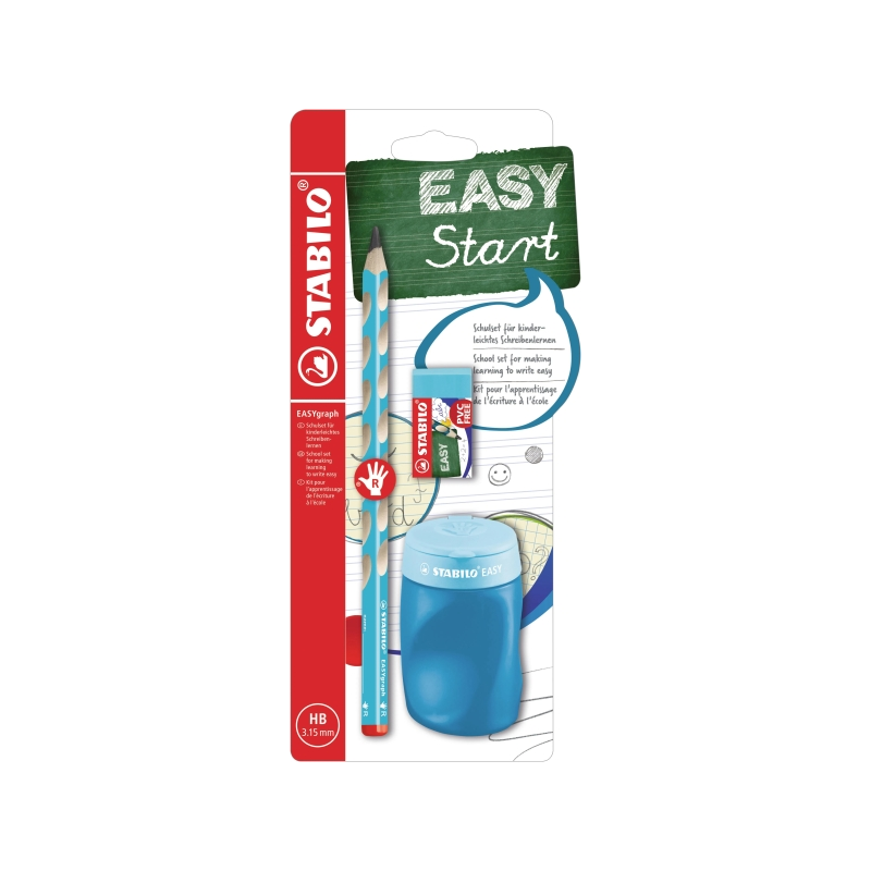 Stabilo Easygraph porte-mine ergonomique bleu HB 3,15 mm Stabilo Easygraph porte-mine ergonomique bleu HB 3,15 mm
