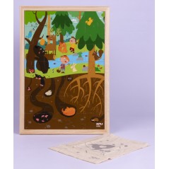 â Apli Kids Puzzle de Niveaux la ForÃªt - 254x5x376 mm - Design Enfantin et ColorÃ© - PiÃ¨ces RÃ©sistantes et SÃ en stock