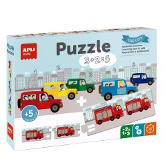 ✅ Apli Puzzle Additions et Chiffres - 30 Pièces - 10 Séquences Différentes - Taille 49x7 cm - Développe la P en stock