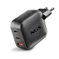 Chargeur mural universel GaN 100W NGS Bud Tiny Noir Chargeur mural universel GaN 100W NGS Bud Tiny Noir