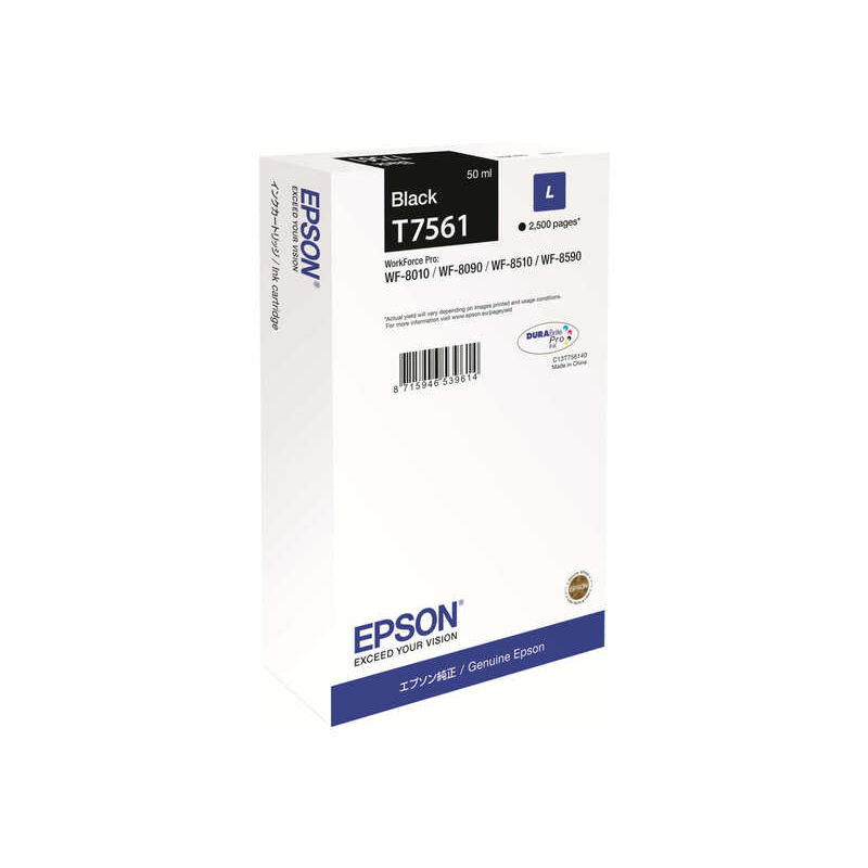 Epson T7561 cartouche encre noire 2500 pages