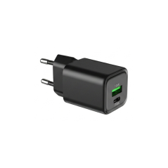 chargeur noir Coolbox deux ports