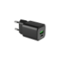 Chargeur GAN 25W CoolBox USB-C et USB-A Noir Chargeur GAN 25W CoolBox USB-C et USB-A Noir