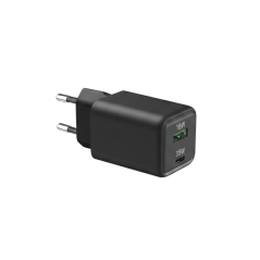 Chargeur GaN 35 W CoolBox USB-C USB-A Power Delivery Noir