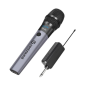 Microphone sans fil UHF Coolsound CS0286 gris avec récepteur Microphone sans fil UHF Coolsound CS0286 gris avec récepteur