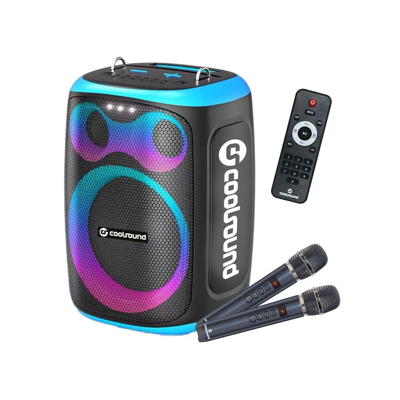 Coolsound Blast enceinte karaoké 8" 60 W Bluetooth bleu Coolsound Blast enceinte karaoké 8" 60 W Bluetooth bleu