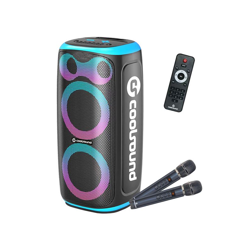 Coolsound Blast Pump enceinte karaoké 60 W Bluetooth bleu