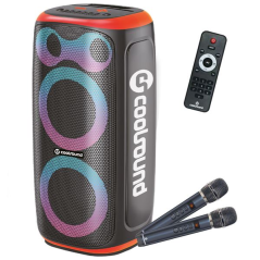 enceinte karaoké orange micros RVB