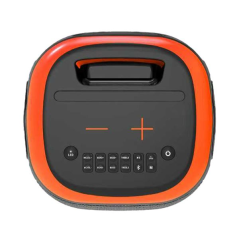 enceinte karaoké orange micros éclairage