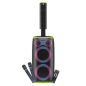 Coolsound Blast Pump 2.1 enceinte karaoké 80 W vert Bluetooth