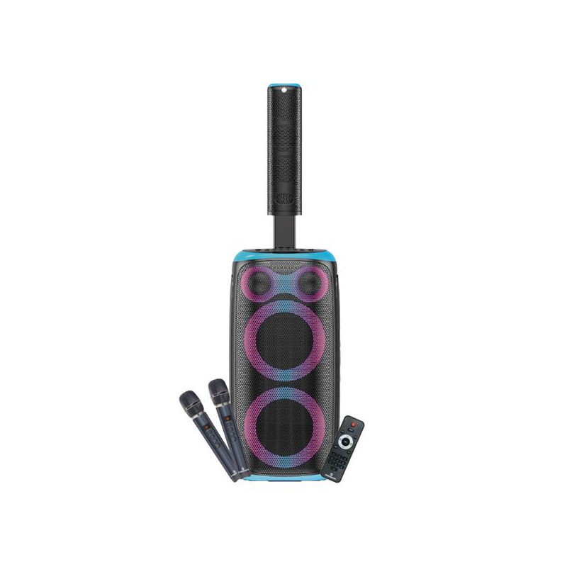 Coolsound Blast Pump 2.1 enceinte karaoké 80 W bleue Bluetooth Coolsound Blast Pump 2.1 enceinte karaoké 80 W bleue Bluetooth