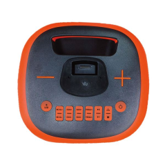 enceinte orange Coolsound avec micro